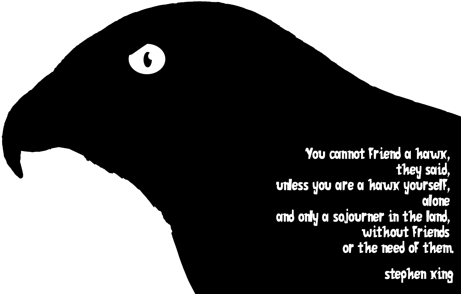 inktober52: hawk (part 2) – josh pincus is crying